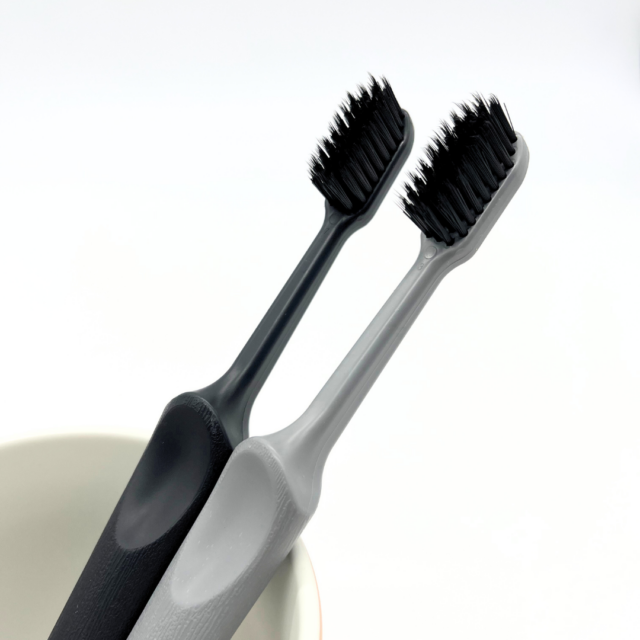 Jeju Charcoal Soft Bristled Pet Toothbrush (For Medium to Large Dogs)