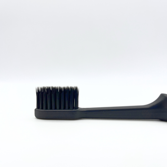 Jeju Charcoal Soft Bristled Pet Toothbrush (For Medium to Large Dogs) close up